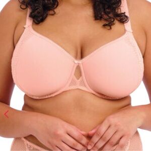 NWOT Elomi Charley Spacer T-Shirt Bra In Ballet Pink 44 DDD (UK 44 E)